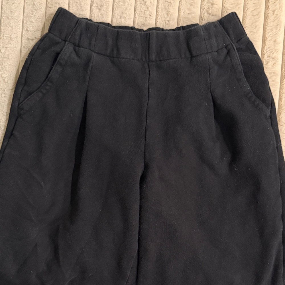 AERIE Cozy New Heights Fleece Trouser/Sweats in Black - Picture 9 of 11
